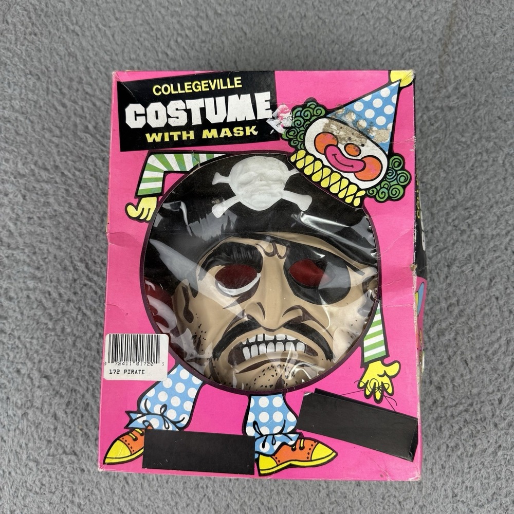 Vintage 80's Collegeville Pirate Halloween Costume Small Child‎ 4-6 Years